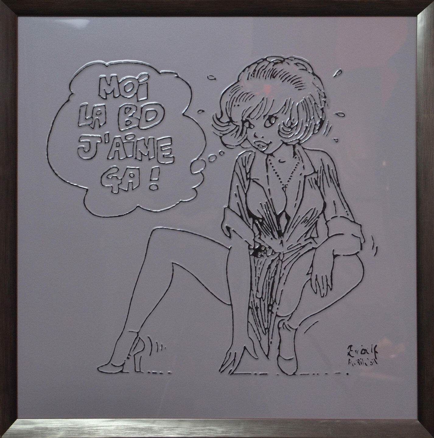 Tableau réalisé avec la technique Morphyl, une peinture acrylique gaufrée contemporaine qui métamorphose la matière en oeuvre vivante